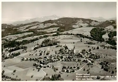 AK / Ansichtskarte  Mogelsberg_SG Panorama Kurort Blick zum Saentis 