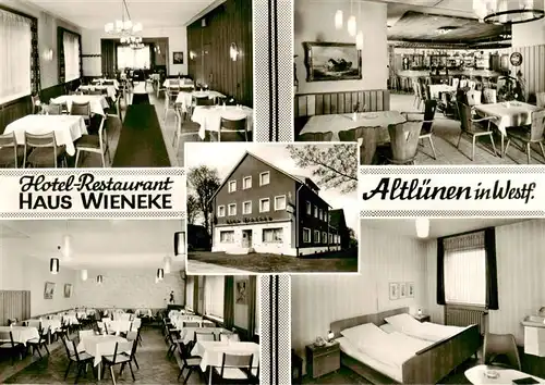 AK / Ansichtskarte 73869812 Altluenen_Luenen Hotel Restaurant Haus Wieneke Fremdenzimmer 