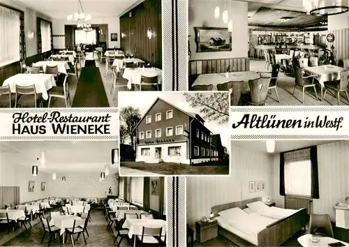 AK / Ansichtskarte  Altluenen_Luenen Hotel Restaurant Haus Wieneke Fremdenzimmer 