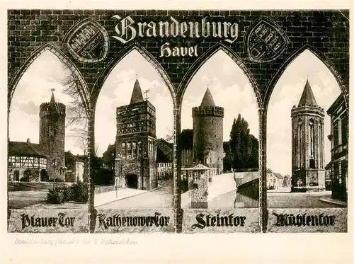 AK / Ansichtskarte 73869818 Brandenburg__Havel Stadttore 