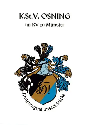 AK / Ansichtskarte 73869833 Muenster__Westfalen Wappen der K St V Osning  
