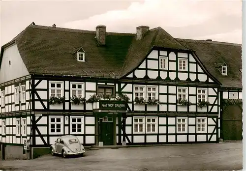 AK / Ansichtskarte  Hirschberg__Sauerland_Warstein Gasthof Cramer 