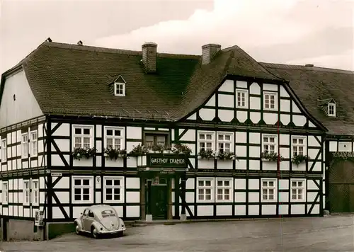 AK / Ansichtskarte  Hirschberg__Sauerland_Warstein Gasthof Cramer 