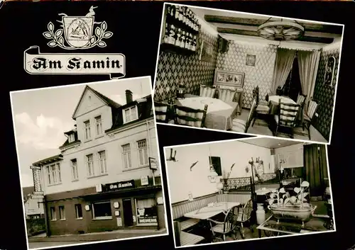 AK / Ansichtskarte 73869851 Bad_Oeynhausen Hotel Restaurant Am Kamin Gastraeume Bad_Oeynhausen