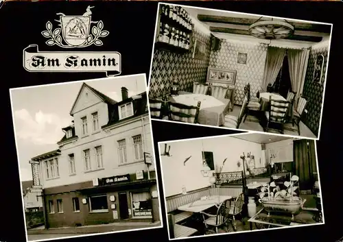 AK / Ansichtskarte  Bad_Oeynhausen Hotel Restaurant Am Kamin Gastraeume Bad_Oeynhausen