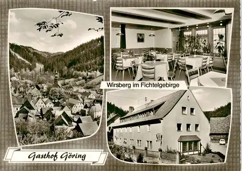 AK / Ansichtskarte  Wirsberg Panorama Gasthof Goering Gaststube Wirsberg