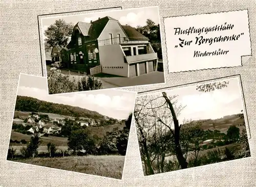 AK / Ansichtskarte  Niederstueter_Sprockhoevel Gaststaette Zur Bergschenke Panorama 