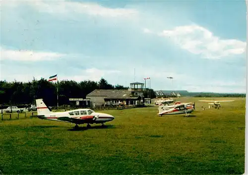 AK / Ansichtskarte  Wyk__Foehr Flugplatz 