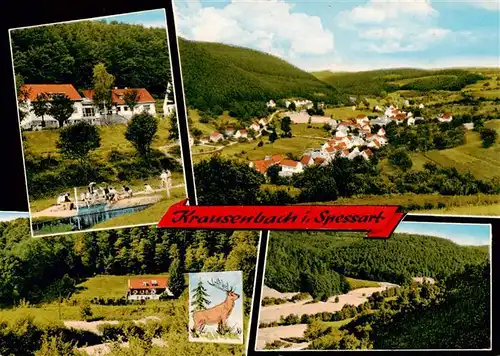 AK / Ansichtskarte 73869889 Krausenbach_Dammbach Gasthaus Pension Zum Loewen Panorama 