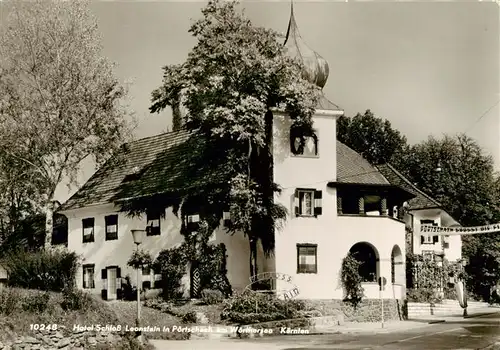 AK / Ansichtskarte  Poertschach_Woerthersee Hotel Schloss Leonstein Poertschach Woerthersee