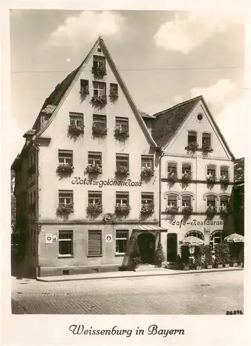 AK / Ansichtskarte 73869979 Weissenburg__Bayern Hotel zur goldnen Rose 