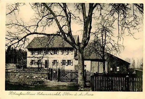 AK / Ansichtskarte  Elmstein Hoehenforsthaus Schwarzsohl Elmstein