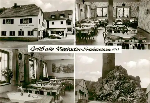 AK / Ansichtskarte  Frauenstein__Wiesbaden Gasthaus Metzgerei zur Rose 