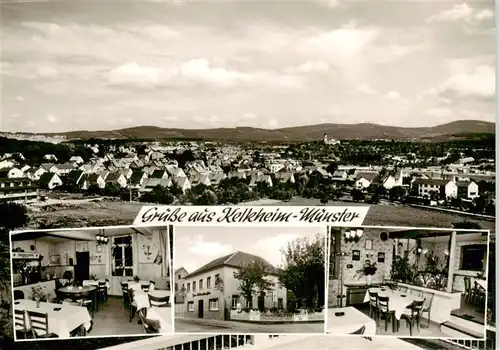 AK / Ansichtskarte 73870017 Muenster_Kelkheim Panorama Café Speisewirtschaft zum Hohenstaufen Muenster_Kelkheim