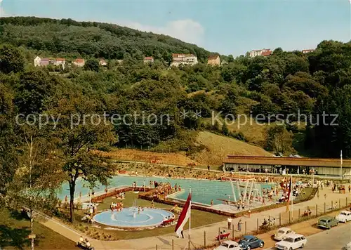 AK / Ansichtskarte  Lindenfels_Odenwald Schwimmbad Lindenfels Odenwald