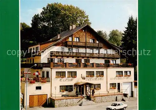 AK / Ansichtskarte  Zwiesel__Niederbayern Gasthof Zwieseler Hof Restaurant Hotel 