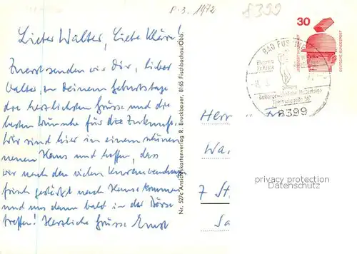 AK / Ansichtskarte  Fuessing_Bad Geologisches Blockbild Bohrung Fuessing Fuessing_Bad