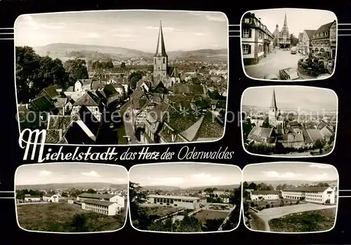 AK / Ansichtskarte  Michelstadt Panorama Teilansichten Michelstadt