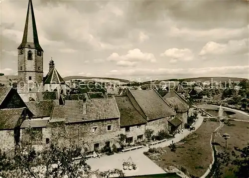 AK / Ansichtskarte  Michelstadt Panorama Stadtgarten Michelstadt