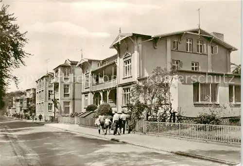 AK / Ansichtskarte  Graal-Mueritz_Ostseebad Rosa Luxemburg Strasse Graal-Mueritz_Ostseebad