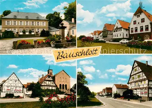 AK / Ansichtskarte 73870119 Bauschlott Fachwerkdorf Teilansichten Bauschlott