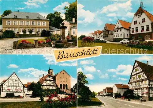 AK / Ansichtskarte  Bauschlott Fachwerkdorf Teilansichten Bauschlott