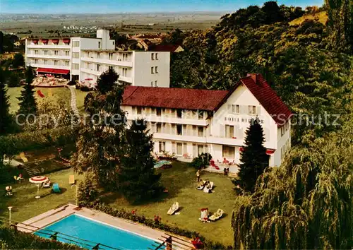 AK / Ansichtskarte  Bad_Duerkheim Garten Hotel Heusser Bad_Duerkheim