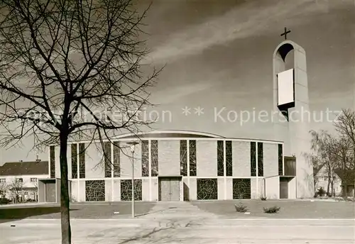 AK / Ansichtskarte  Mannheim Pfarrkirche St Theresia vom Kind Jesu Mannheim