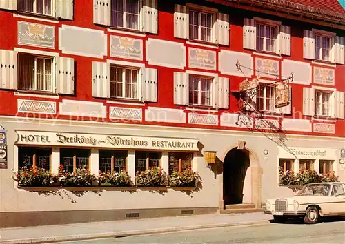 AK / Ansichtskarte 73870143 Freudenstadt Hotel Dreikoenig Wirtshaus Restaurant Freudenstadt