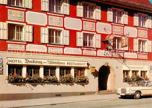 AK / Ansichtskarte  Freudenstadt Hotel Dreikoenig Wirtshaus Restaurant Freudenstadt