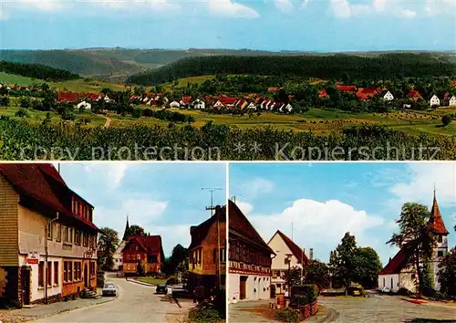 AK / Ansichtskarte  Dietersweiler Panorama Ortspartien mit Kirche Dietersweiler