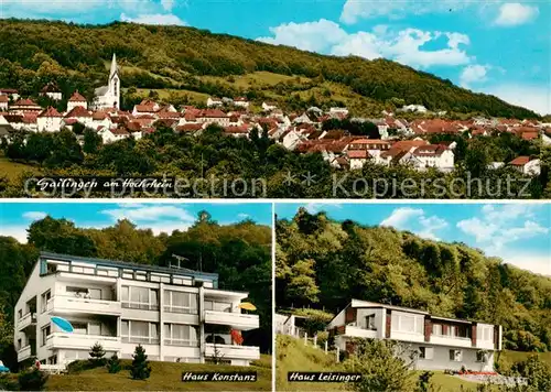 AK / Ansichtskarte 73870148 Gailingen_Singen_BW Panorama Haus Konstanz Haus Leisinger 