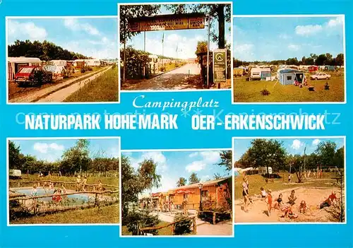 AK / Ansichtskarte  Oer-Erkenschwick Campingplatz Naturpark Hohe Mark Teilansichten Oer-Erkenschwick