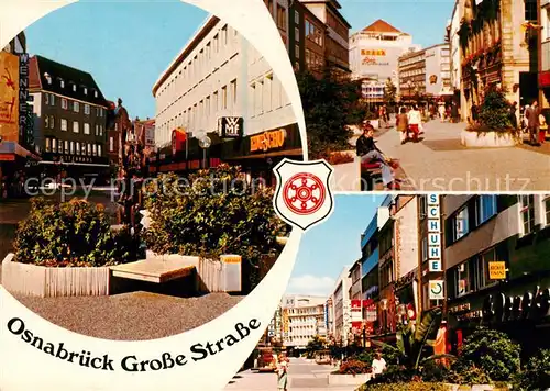 AK / Ansichtskarte  Osnabrueck Grosse Strasse Osnabrueck