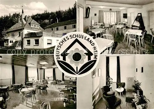 AK / Ansichtskarte  Oberlahr_Westerwald Deutsches Schullandheim Werner Ruppert Heim Gastraeume Oberlahr_Westerwald