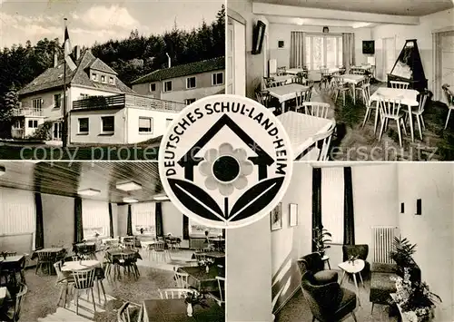 AK / Ansichtskarte  Oberlahr_Westerwald Deutsches Schullandheim Werner Ruppert Heim Gastraeume Oberlahr_Westerwald