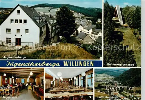 AK / Ansichtskarte  Willingen_Sauerland Jugendherberge Muehlenkopfschanze Tagesraum  Willingen_Sauerland