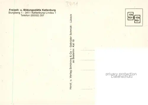 AK / Ansichtskarte 73870254 Katlenburg DSJ Freizeit und Bildungsstaette Fachwerkhaus Gastraum Katlenburg