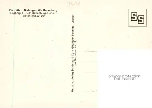 AK / Ansichtskarte  Katlenburg DSJ Freizeit und Bildungsstaette Fachwerkhaus Gastraum Katlenburg