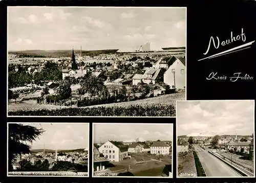 AK / Ansichtskarte  Breitenbach_Herzberg Panorama Burg Herzberg Gasthaus Schlitzer Hof Autobahn Rasthaus Rimberg Breitenbach Herzberg