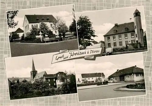 AK / Ansichtskarte  Kreuzau_NRW Gasthaus Kirche Bungalow 