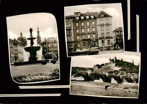 AK / Ansichtskarte  Wuerzburg_Bayern Hotel Regina Brunnen Schloss 