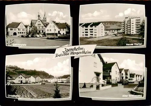 AK / Ansichtskarte  Igersheim Moehlerplatz Neues Viertel Ortspartie Alter Grabenweg Igersheim