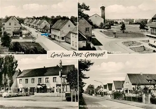 AK / Ansichtskarte 73870302 Grengel_Porz_Koeln_Rhein St Anno Strasse Kirchplatz Haus Ingeborg Hermann Loens Strasse 