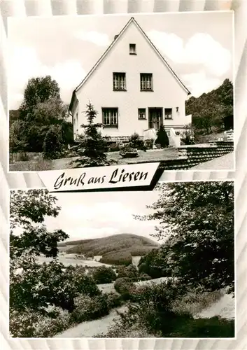 AK / Ansichtskarte  Liesen_Hallenberg_Hochsauerland Pension Haus Erlenbach 