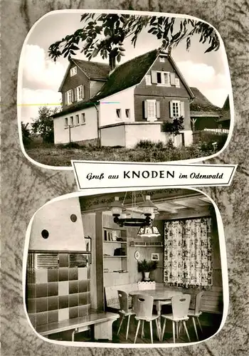AK / Ansichtskarte 73870315 Knoden_Lautertal_Odenwald Jugendwanderheim des Odenwaldklubs Gaststube 
