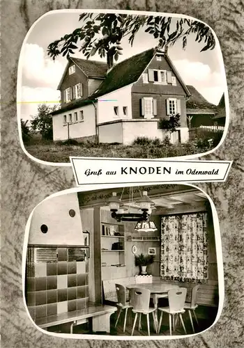 AK / Ansichtskarte  Knoden_Lautertal_Odenwald Jugendwanderheim des Odenwaldklubs Gaststube 