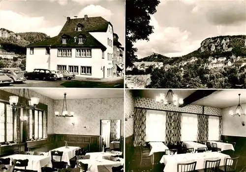 AK / Ansichtskarte 73870328 Gerolstein Hotel Restaurant Ratskeller Gastraeume Panorama Gerolstein