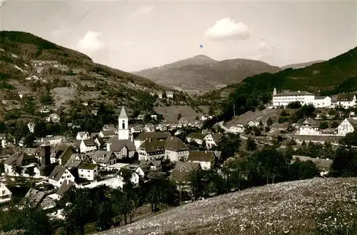 AK / Ansichtskarte  Ottenhoefen_Schwarzwald mit Hornisgrinde Ottenhoefen Schwarzwald