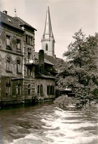 AK / Ansichtskarte  Kappelrodeck Ortsmotiv mit Kirche Kappelrodeck